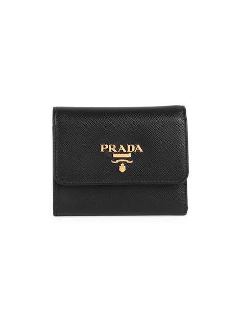 prada wallet for women saks|prada wallet black woman.